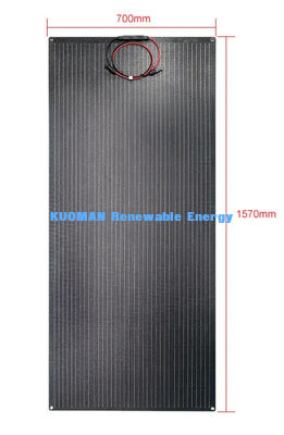 200 Watt Monocrystalline Silizium Flexible Solar Panel mit IP67 Wasserdichtem Kohlenstofffaser Design