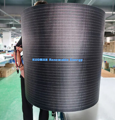 200 Watt Monocrystalline Silizium Flexible Solar Panel mit IP67 Wasserdichtem Kohlenstofffaser Design