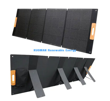 300W Wasserdichtes faltbares Solarpanel, tragbares Solarladegerät mit IBC-Zellen der Güteklasse