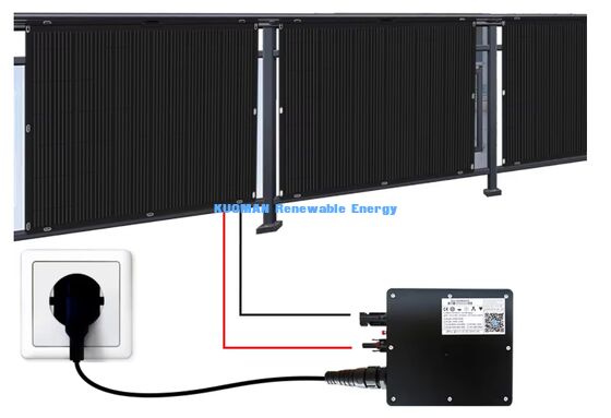 Erneuerbare saubere Energien Biegbare bifaziale flexible Solarzelle 200 Watt FFC und Kohlenstofffaser