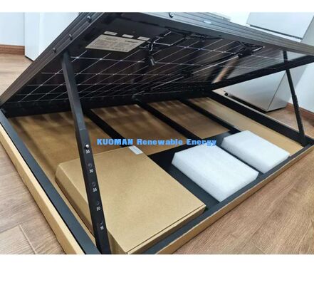 Hochleistungs-Solarpanel mit verstärktem Aluminiumrahmen und IP65-Wetterbeständigkeit
