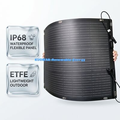 Leichtgewicht 100W flexibles ETFE-Solarpanel für Wohnmobilreisen und Outdoor-Abenteuer