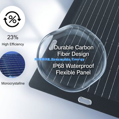 Leichtgewicht 100W flexibles ETFE-Solarpanel für Wohnmobilreisen und Outdoor-Abenteuer