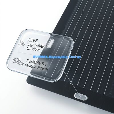50W Monokristallines Flexibles Solarpanel mit einfacher Abzieh- und Klebe-Rückseite für Outdoor-Abenteuer