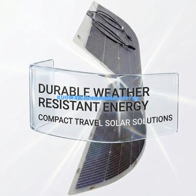 360 Grad biegsame, bifaziale, flexible Solarzelle 200W IP68 wasserdicht mit Kohlenstofffaser