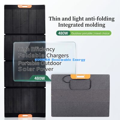 480W tragbares Klappsolarmodul mit 22% Effizienz und wetterbeständigem Design