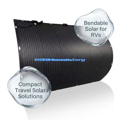 800W Flexibles Solarpanel mit IP68 Wasserdichtigkeit und 360 Grad Biegsamkeit für Dach, Wohnmobil, Marine