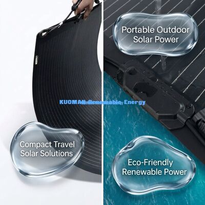 100 Watt ETFE beschichtetes biegbares flexibles Solarpanel für Bergsteigen und Landfahren