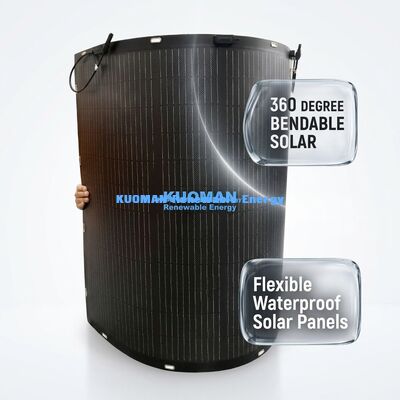 200 Watt umweltfreundliches flexibles Solarpanel mit IP67-Klassifizierung