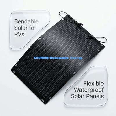 Leichtgewicht 100W flexibles ETFE-Solarpanel für Wohnmobilreisen und Outdoor-Abenteuer
