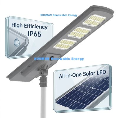 All-in-One-Solarstraßenbeleuchtung mit LiFePO4-Batterie Intelligente Steuerung und hoher Effizienz von 220 lm/W
