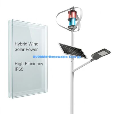 Solar Wind Hybrid LED Straßenlicht IP65 Wasserdicht mit 12 Stunden*365 Tagen Arbeitszeit und 100W 150W 200W Leistungsoptionen