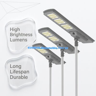 All-in-One-Solarstraßenbeleuchtung mit LiFePO4-Batterie Intelligente Steuerung und hoher Effizienz von 220 lm/W