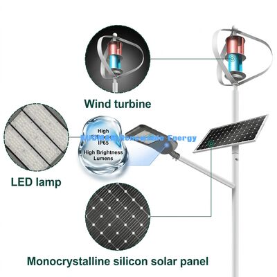 Langlebige IP65 wasserdichte 100W-200W Solar-LED-Straßenlaterne mit Aluminiumlegierungskörper für Autobahnen und alpine Gelände