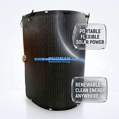 200 Watt umweltfreundliches flexibles Solarpanel mit IP67-Klassifizierung