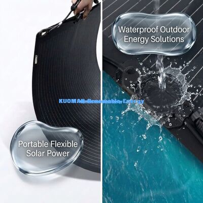 100 Watt ETFE beschichtetes biegbares flexibles Solarpanel für Bergsteigen und Landfahren