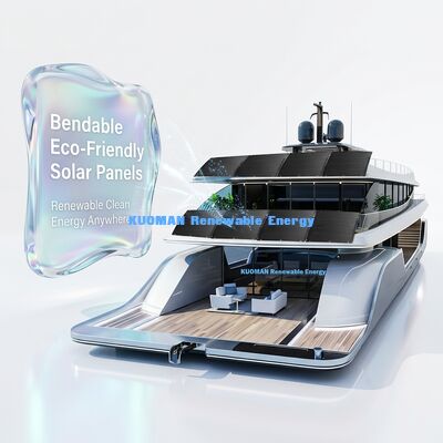 800W Flexibles Solarpanel mit IP68 Wasserdichtigkeit und 360 Grad Biegsamkeit für Dach, Wohnmobil, Marine