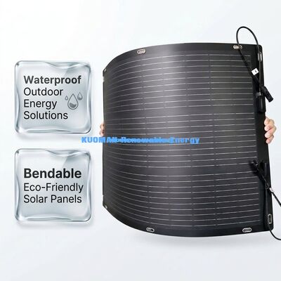 Leichtgewicht 100W flexibles ETFE-Solarpanel für Wohnmobilreisen und Outdoor-Abenteuer