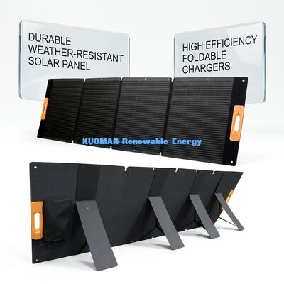 300W Wasserdichtes faltbares Solarpanel, tragbares Solarladegerät mit IBC-Zellen der Güteklasse