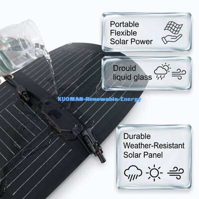 100 Watt ETFE beschichtetes biegbares flexibles Solarpanel für Bergsteigen und Landfahren