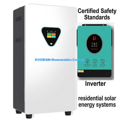 51.2V 300Ah Solarhybrid LiFePO4-Batteriesystem mit 6000 Zyklen für die Speicherung von Energie im Haus