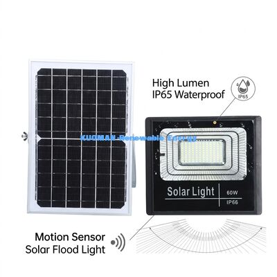 120Lm/W Hochleistungs-Solarflutlicht mit IP65 Wasserdichtigkeit und 50W-300W Leistung für Außenparkplätze