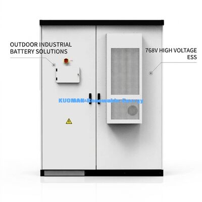 215 KWh 768 V kommerzielles Energiespeichersystem mit 10.000 Zyklen für Bürogebäude