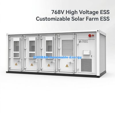 Anpassungsfähige 215 KWh kommerzielle Energiespeicherbatterie für nachhaltige Solarparks
