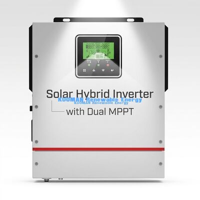 Off-Grid Solar-Wechselrichter mit MPPT-Solarladegerät, reiner Sinuswellenausgabe und App-Steuerung für die Notstromversorgung zu Hause