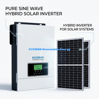 24V Off-Grid Wechselrichter mit 80A MPPT Solarladegerät App-Steuerung und reiner Sinuswelle für netzunabhängige Solaranlagen
