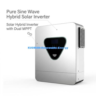 11 KVA reiner Synoschallwellenhybrid-Solarumrichter mit Dual-MPPT und Lithiumbatterieunterstützung