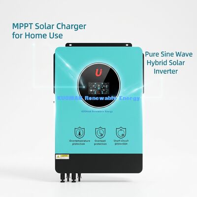 10 kW Hybrid-Solarumrichter mit 98% Effizienz und dreifacher Schutz für On/Off-Grid-Systeme