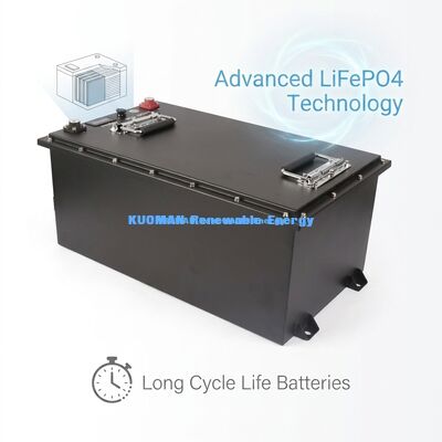 KM 72V - 100Ah individualisierte Golfkarre LiFePO4 Batterie mit 8000 Zyklen und 7360Wh Energie