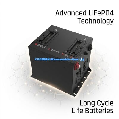 36V LiFePO4 Golfkarrenbatterie mit 8000 Zyklen, 50Ah-150Ah Kapazität und kompakten 385*338*245mm Abmessungen