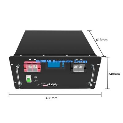Raum sparende Wandmontage 48V 300Ah LiFePO4 Batterie für Zuhause Solar & Backup