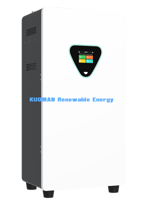 Mobile Type Home Battery Backup Storage System with 6000 Cycles 200A Max Charge Current and Wide Temperature Adaptability for Solar Panel System