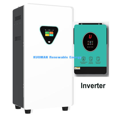 Wiederaufladbare 25,6 V 300 Ah Lifepo4-Batterie für Solar-Wechselrichter und Generator, Hybrid-Solarenergie-Speicherschrank auf Rädern