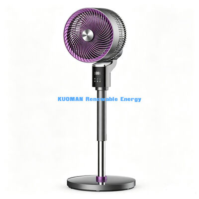 Ruhiger Luftkreislaufventilator 36dB Geräuscharme Fernbedienung Fußbodenventilator Eingebautes Aromatherapiepad Für Wohnzimmer Büro