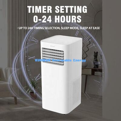 Mobile Klimaanlage 5000 BTU: Lenkrollen für einfaches Bewegen, 24-Stunden-Timer und 3 Geschwindigkeitseinstellungen