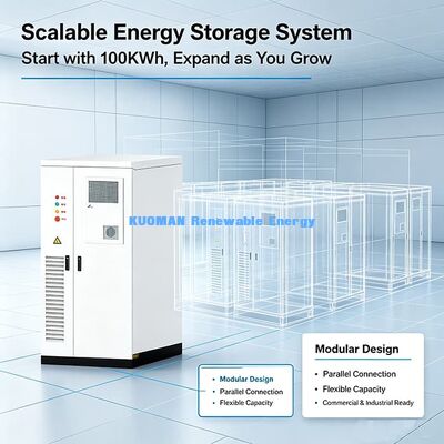 100kWh kommerzielle ESS Batterie. 50kW LiFePO4 Energiespeicher für die Fabrik.