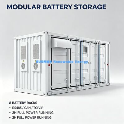 Langlebigkeit in Behälter gefertigte Batterien Energiespeicherung 10000 Zyklen Intelligentes Wärmemanagement ESS