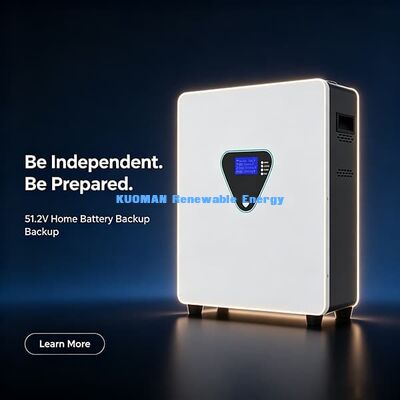 Hohe Kapazität 51.2V 300Ah 6000 Zyklen Tiefenzyklus Lithium-Ionen-Batterie 25.6V 100Ah für Off-Grid RV Camping Wand Typ
