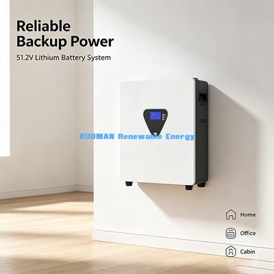 Hohe Kapazität, 51,2 V, 100 Ah, 6000 Zyklen, Deep-Cycle-Lithium-Ionen-Batterie, netzunabhängig, für Wohnmobile, Camping, Wandtyp