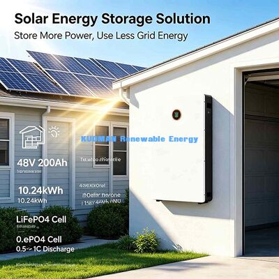 Multi-Source Charging LiFePO4 Powerwall 51.2 V 200Ah Solarpanel Generator Netzladebatterie