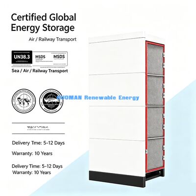 Hybrid-Solar-System Stackbare Lithiumbatterien mit 48 V-Ladung über Solarzellen oder Dieselgeneratoren