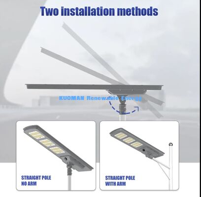 30W LiFePO4 Batterie Solarstraßenleuchte All in One Design Wasserdichte Außen Solar LED Straßenlampe