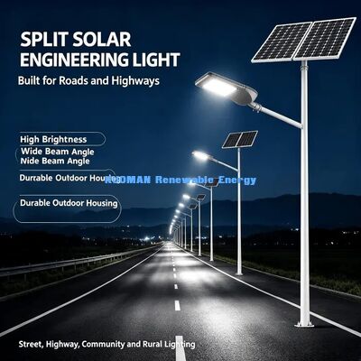 Energieeinsparung Solarstraßenlicht Null Betriebskosten Außenbeleuchtung