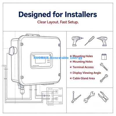 1kW-6kW On Grid Solar Inverter Single Phase PV Grid Tie Inverter for Home Solar System