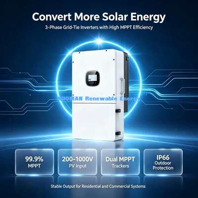 3 MPPT Dreiphasen-Solarwechselrichter Max PV-Spannung 600V Off-Grid-Solarstromwechselrichter