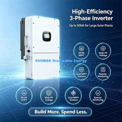 350A maximale Lade- und Entladeströmung 18kW 3-Phasen-Hybrid-Solarbatterieninverter